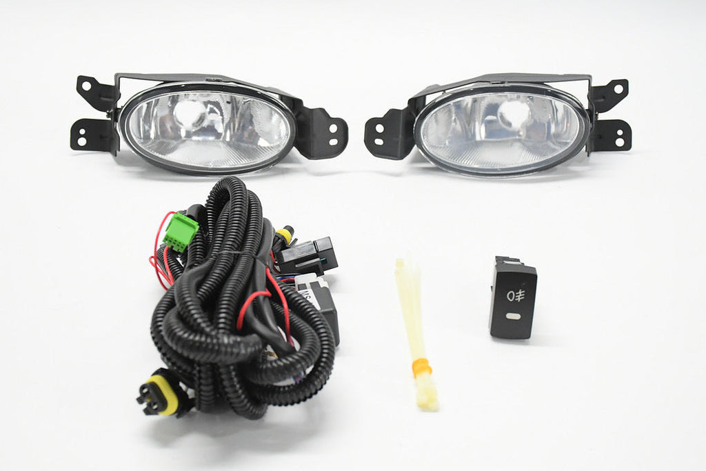 FRONT BUMPER CHROME FOG LIGHTS ENHANCED VISIBILITY 2012 HONDA CIVIC 4-DOOR PARACHOQUE DELANTERO LUZ ANTINIEBLA CROMADO