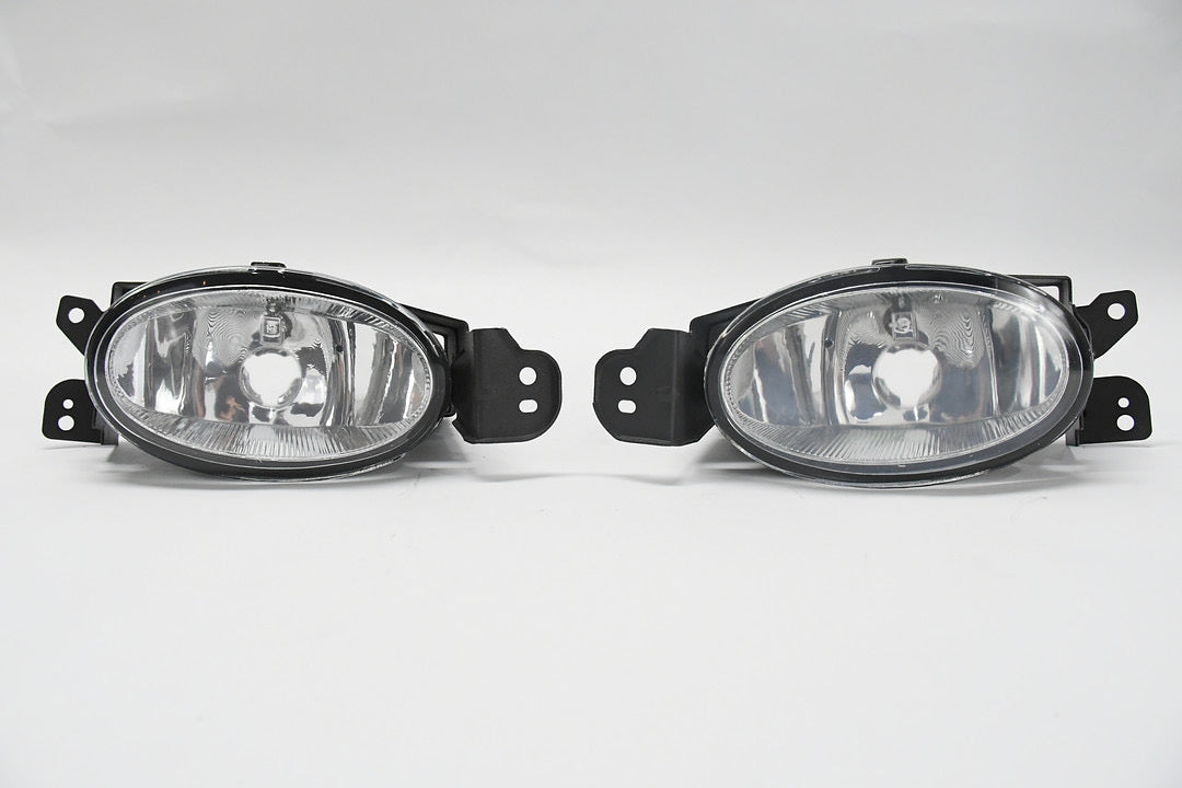 FRONT BUMPER CHROME FOG LIGHTS ENHANCED VISIBILITY 2012 HONDA CIVIC 4-DOOR PARACHOQUE DELANTERO LUZ ANTINIEBLA CROMADO