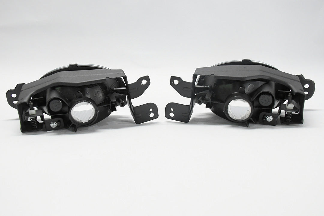 FRONT BUMPER CHROME FOG LIGHTS ENHANCED VISIBILITY 2012 HONDA CIVIC 4-DOOR PARACHOQUE DELANTERO LUZ ANTINIEBLA CROMADO