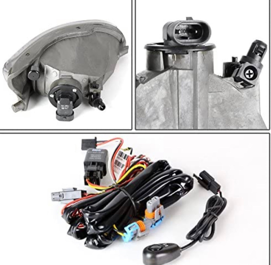 Chrome Fog light luz antiniebla cromado 04-06 RX330 07-09 RX350 FL-T045-CH