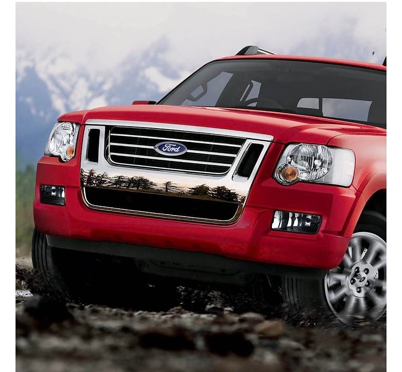 Front Bumper Smoked Fog Lights Enhance visibility parachoque delantero luz antiniebla ahumado 06-10 Ford Explorer 07-10 Sport Trac FL-NS059-Sm