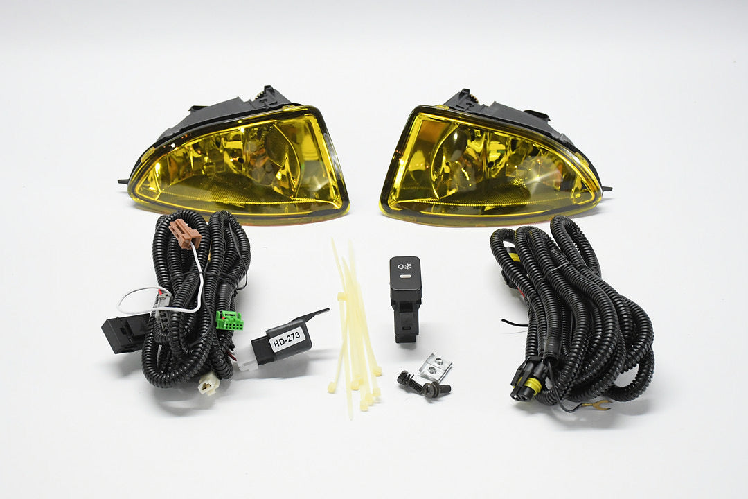 amber fog lights luz antiniebla ámbar 04-05 honda civic 2dr 4dr FL-HC04-AM