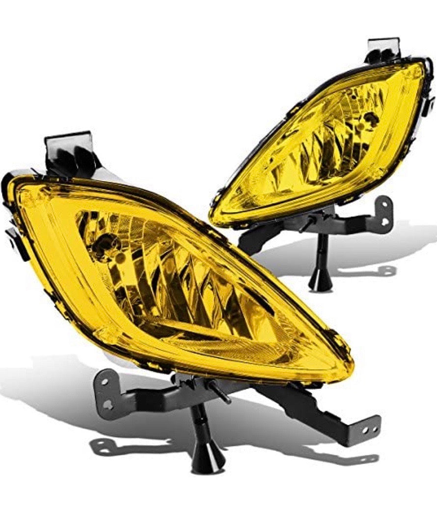Amber fog lights no switch, luz antiniebla ámbar sin interruptor 12-13 hyundai elantra 2011 touring 4dr sedan Fl-NS10002-AM
