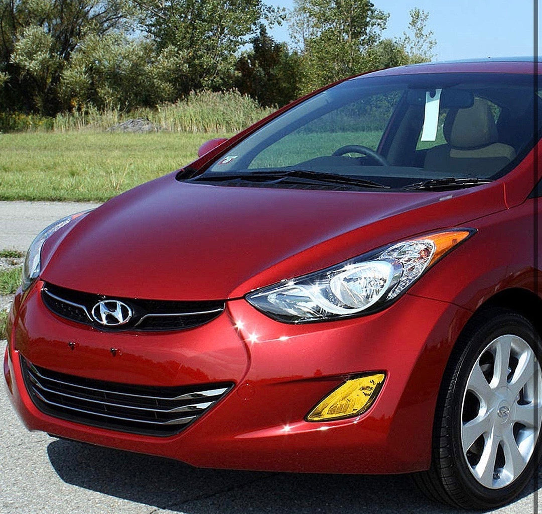 12-13 HYUNDAI ELANTRA 2011 TOURING 4DR SEDAN AMBER FOG LIGHTS NO SWITCH, LUZ ANTINIEBLA ÁMBAR SIN INTERRUPTOR