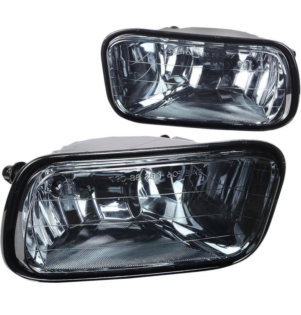 9-12 DODGE RAM 1500 2500 3500 PAIR FRONT BUMPER SMOKED LENS FOG LIGHTS, PARACHPQUE DELANTERO LUZ ANTINIEBLA AHUMADO