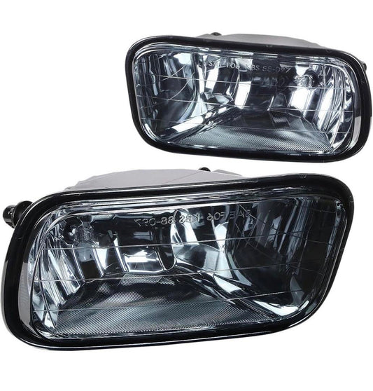 9-12 DODGE RAM 1500 2500 3500 PAIR FRONT BUMPER SMOKED LENS FOG LIGHTS, PARACHPQUE DELANTERO LUZ ANTINIEBLA AHUMADO