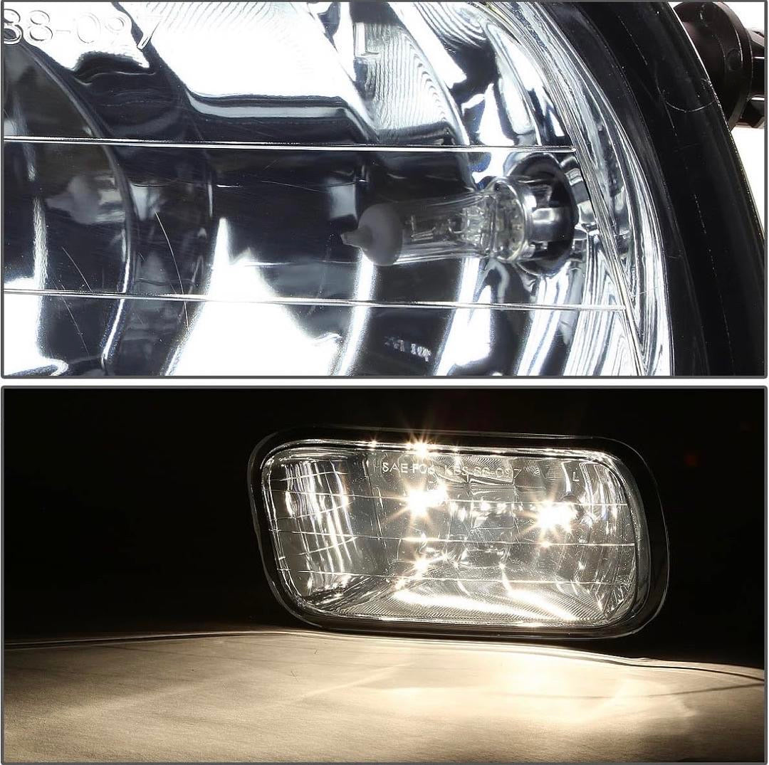 9-12 DODGE RAM 1500 2500 3500 PAIR FRONT BUMPER SMOKED LENS FOG LIGHTS, PARACHPQUE DELANTERO LUZ ANTINIEBLA AHUMADO