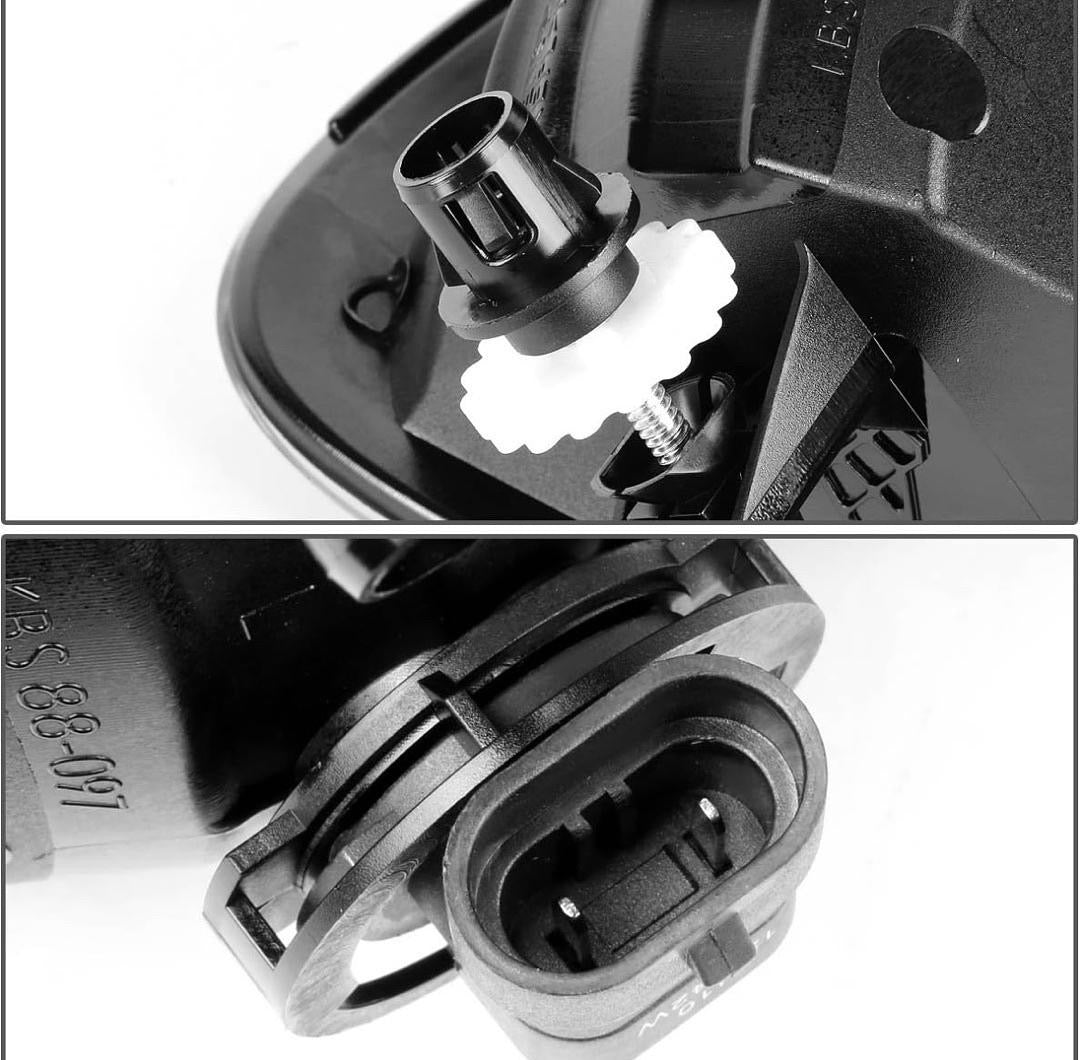 9-12 DODGE RAM 1500 2500 3500 PAIR FRONT BUMPER SMOKED LENS FOG LIGHTS, PARACHPQUE DELANTERO LUZ ANTINIEBLA AHUMADO