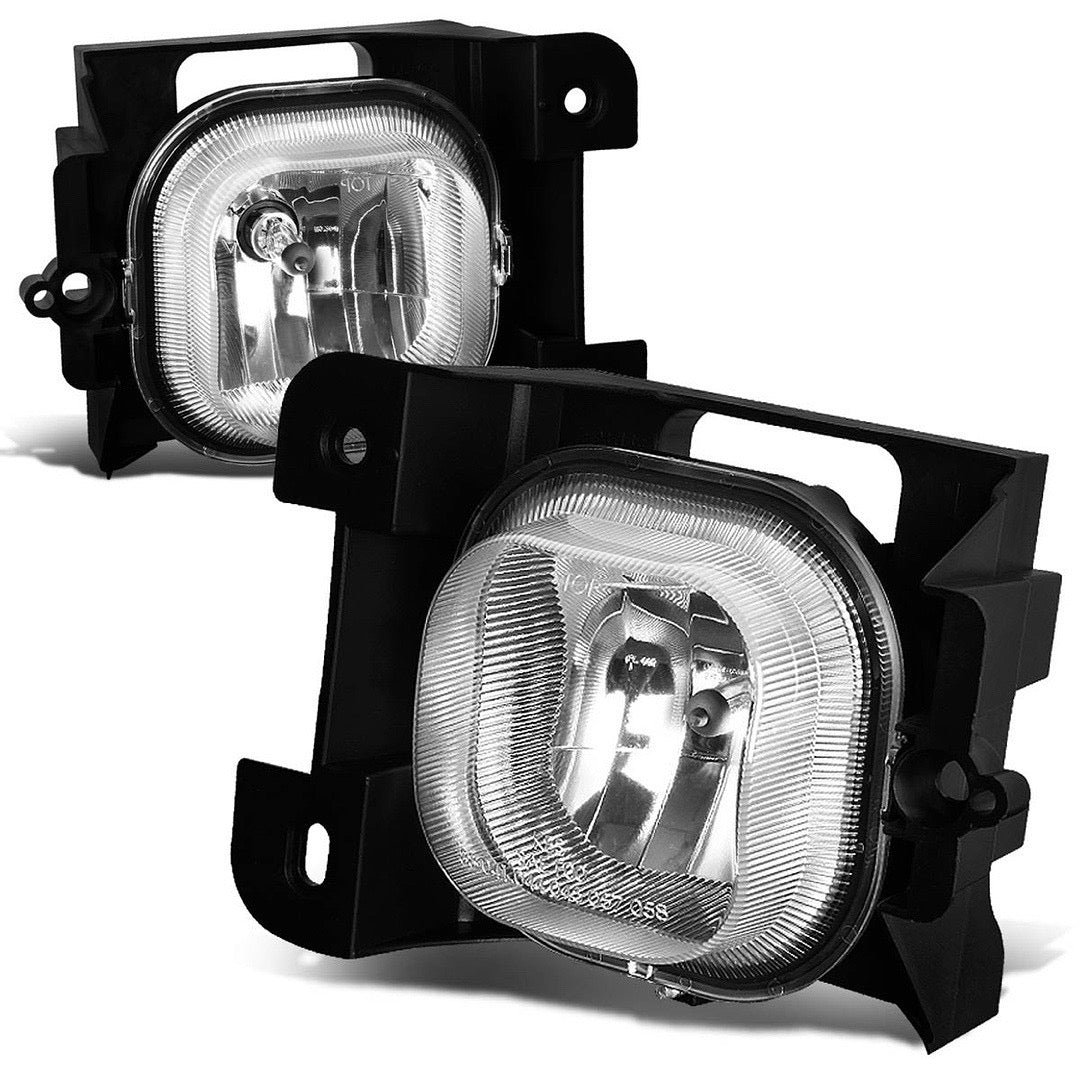 04-05 FORD RANGER FRONT BUMPER CHROME FOG LIGHTS ENHANCED VISIBILITY DOES NOT FIT STX MODEL PARACHOQUE DELANTERO LUZ ANTINIEBLA CROMADO