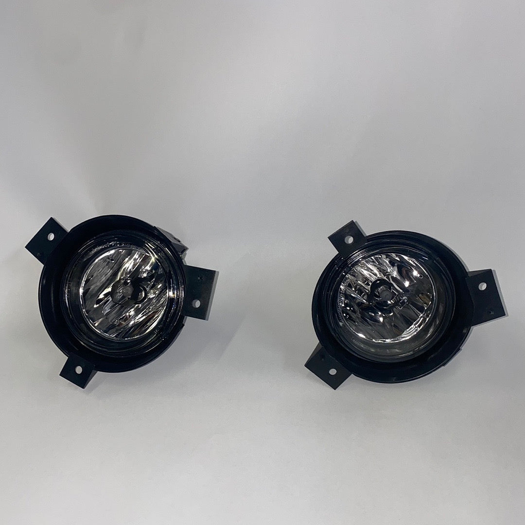 01-03 FORD RANGER CHROME FRONT BUMPER FOG LIGHT SET PARACHOQUE DELANTERO LUZ ANTINIEBLA CROMADO