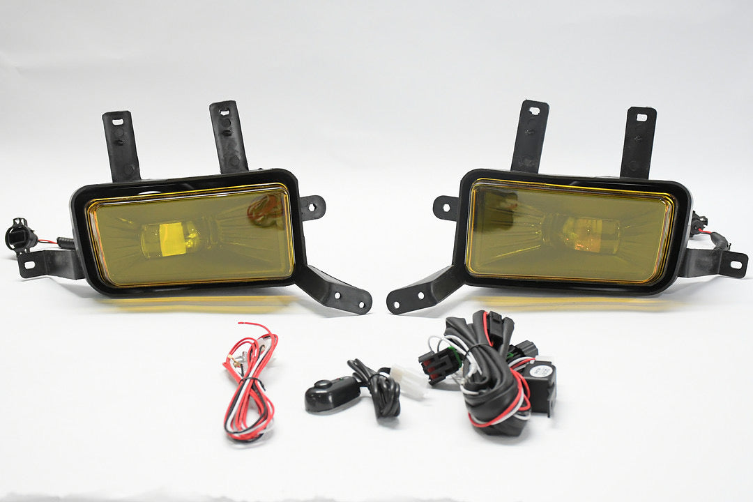 15-20 CHEVY TAHOE / 15-20 SUBURBAN / 16-19 SUBURBAN 3500 15-20 /GMC YUKON/XL AMBER FOG LIGHT LED WITH SWITCH LUZ ANTINIEBLA ÁMBAR CON INTERRUPTOR