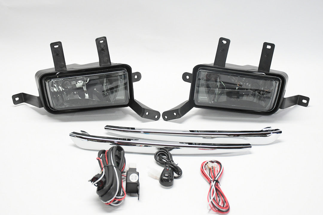 15-20 CHEVY TAHOE / 15-20 SUBURBAN SMOKED FOG LIGHTS ENHANCED VISIBILITY LUZ ANTINIEBLA AHUMADO CON INTERRUPTOR