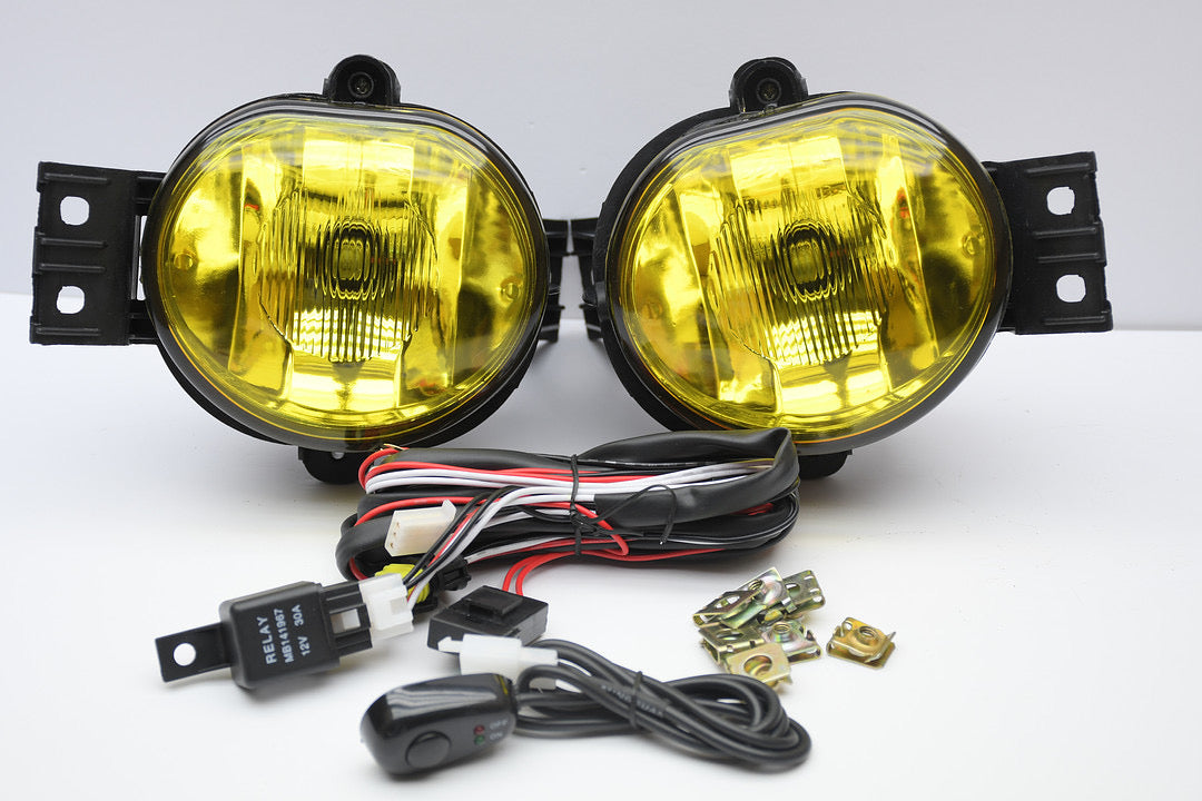 02-09 DODGE RAM 1500/2500/3500 FRONT BUMPER FOG LIGHT PARACHOQUE DELANTERO LUZ ANTINIEBLA ÁMBAR