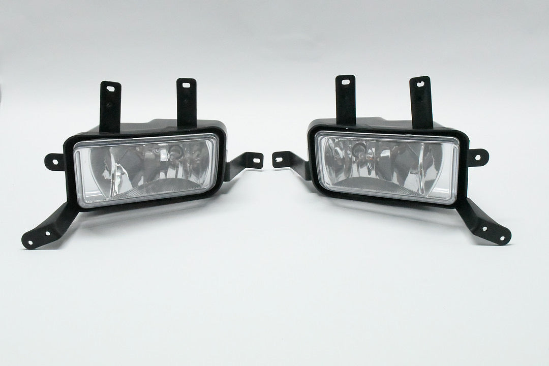 15-20 CHEVY TAHOE/SUBURBAN 16-19 CHEVY SUBURBAN 3500 HD CHROME FOG LIGHTS ENHANCED VISIBILITY LUZ ANTINIEBLA CROMADO