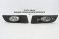 CHROME FOG LIGHTS ENHANCE VISIBILITY FOR 06-07 HONDA ACCORD 2-DOOR COUPE, LUZ ANTINIEBLA CROMADO