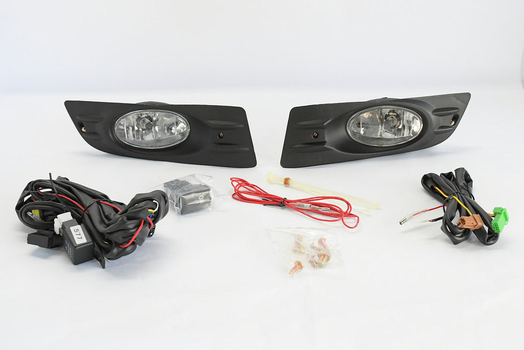 CHROME FOG LIGHTS ENHANCE VISIBILITY FOR 06-07 HONDA ACCORD 2-DOOR COUPE, LUZ ANTINIEBLA CROMADO