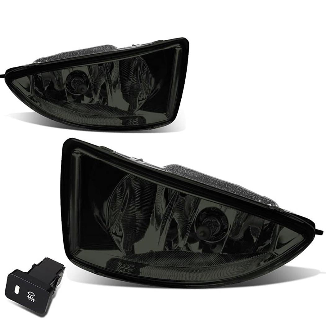 FRONT BUMPER SMOKED FOG LIGHT ENHANCE VISIBILITY FOR 04-05 HONDA CIVIC DX HX, PARACHOQUE DELANTERO LUZ ANTINIEBLA AHUMADO