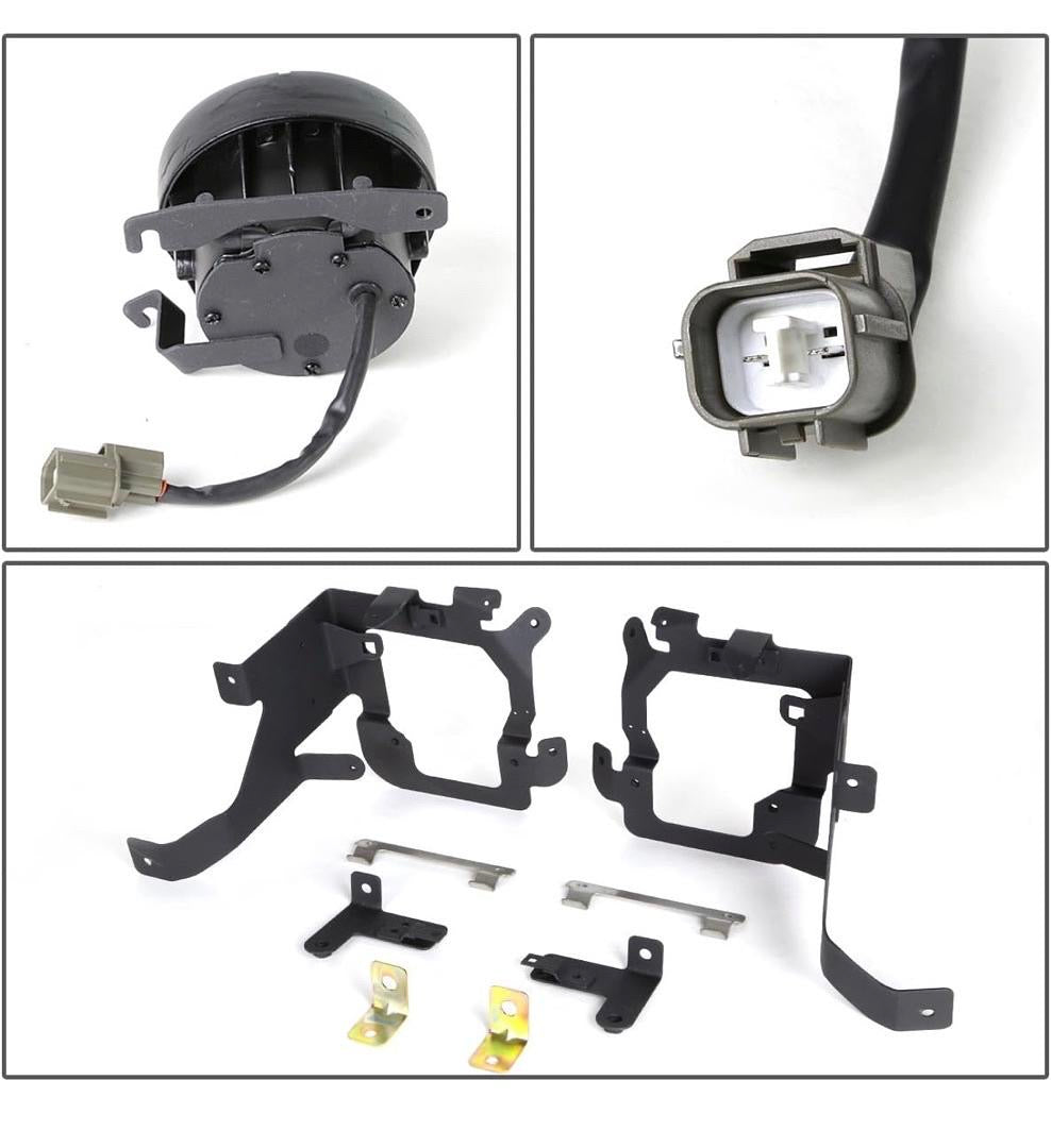 SMOKED FOG LIGHTS DRIVER & PASSENGER SIDE ENHANCE VISIBILITY FOR 03-05 HONDA PILOT, LUZ ANTINIEBLA AHUMADO