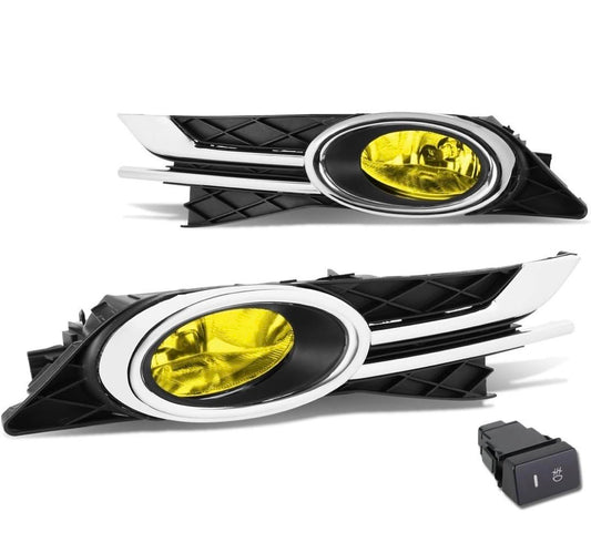 Amber Fog Lights With Switch Enhance visibility antiniebla con interruptor  14-16 Honda Odyssey, luz FL-ZTL-184-Am