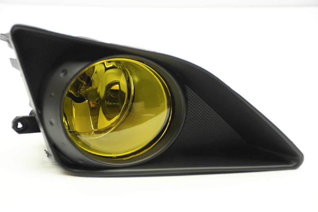 AMBER FOG LIGHT WITH SWITCH DRIVER & PASSENGER SIDE ENHANCE VISIBILITY FOR 09-10 COROLLA 4-DR SEDAN, LUZ ANTINIEBLA ÁMBAR CON INTERRUPTOR