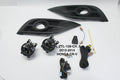 FRONT BUMPER CHROME FOG LIGHTS ENHANCE VISIBILITY FOR 12-14 HONDA CR-V, PARACHOQUE DELANTERO CROMADO LUZ ANTINIEBLA
