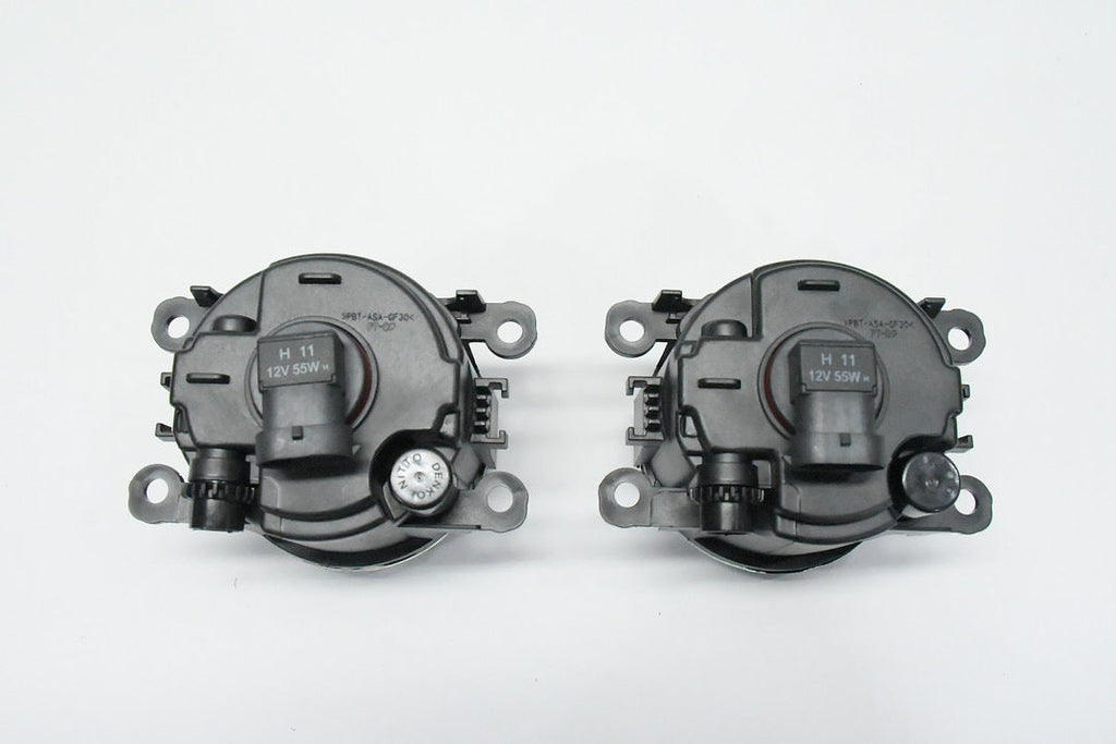 FRONT BUMPER CHROME FOG LIGHTS ENHANCE VISIBILITY FOR 12-14 HONDA CR-V, PARACHOQUE DELANTERO CROMADO LUZ ANTINIEBLA