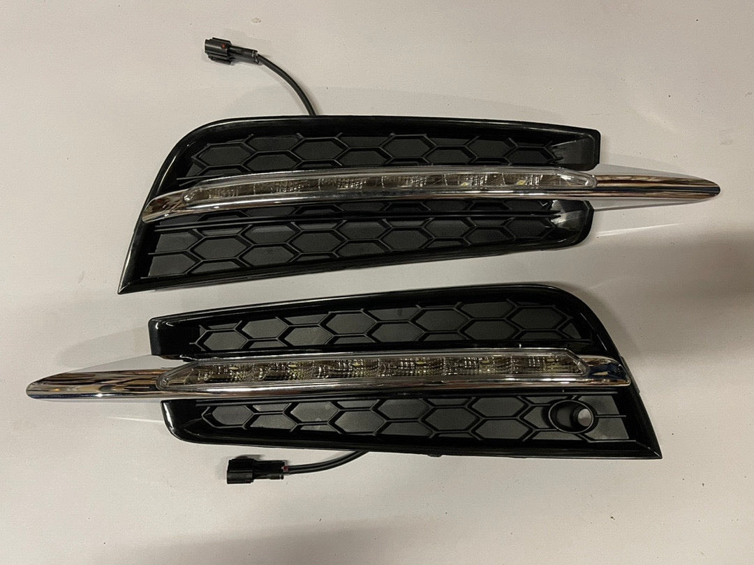 CHROME FOG LIGHT DRIVER & PASSENGER SIDE ENHANCE VISIBILITY FOR 11-16 CHEVY CRUZE AND 2016 CRUZE LIMITED, LUZ ANTINIEBLA CROMADO
