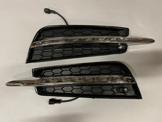CHROME FOG LIGHT DRIVER & PASSENGER SIDE ENHANCE VISIBILITY FOR 11-16 CHEVY CRUZE AND 2016 CRUZE LIMITED, LUZ ANTINIEBLA CROMADO