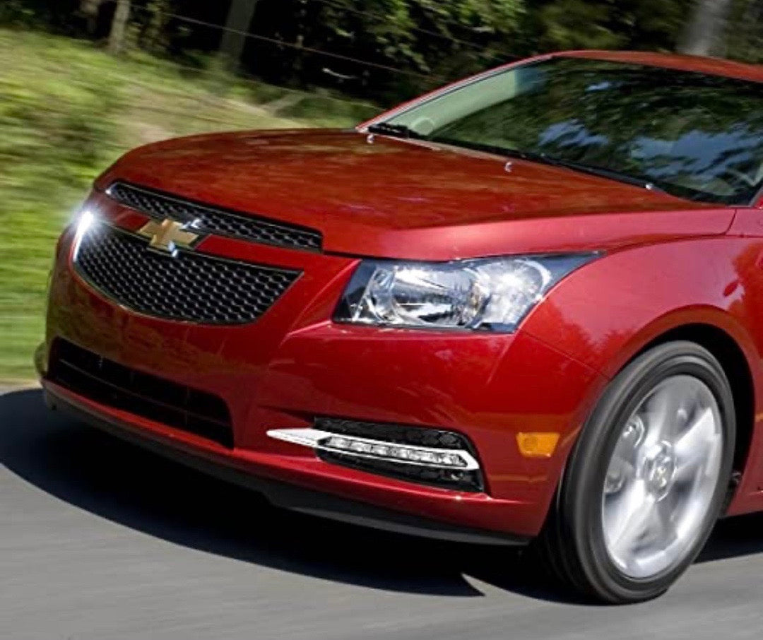CHROME FOG LIGHT DRIVER & PASSENGER SIDE ENHANCE VISIBILITY FOR 11-16 CHEVY CRUZE AND 2016 CRUZE LIMITED, LUZ ANTINIEBLA CROMADO