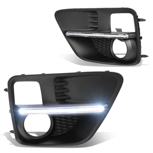 CHROME FOG LIGHTS CLEAR LENS FOR 15-17 SUBARU WRX/STI, LUZ ANTINIEBLA CROMADOS LENTE TRANSPARENTE
