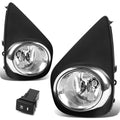 CHROME FOG LIGHTS WITH SWITCH ENHANCE VISIBILITY FOR 15-16 YARIS 2/4 DOOR HATCHBACK, LUZ ANITNIEBLA CROMADO CON INTERRUPTOR (COPY)
