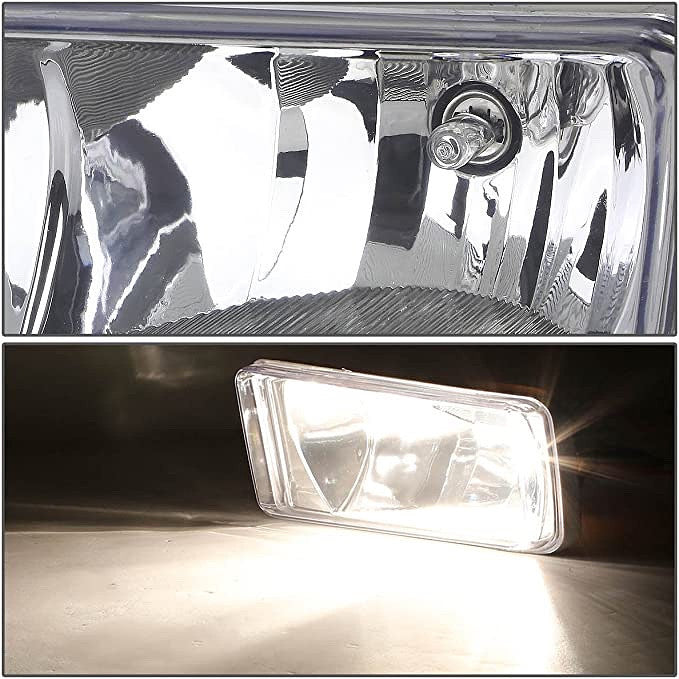 FRONT BUMPER FOG LIGHT FOR 07-08 CADILLAC, 07-13 AVALANCHE, 07-15 SILVERADO 1500 + 2500HD + 3500HD AND TAHOE, 2015 SUBURBAN, 07-14 SUBURBAN 1500, 07-13 [2500] AND GMC SIERRA