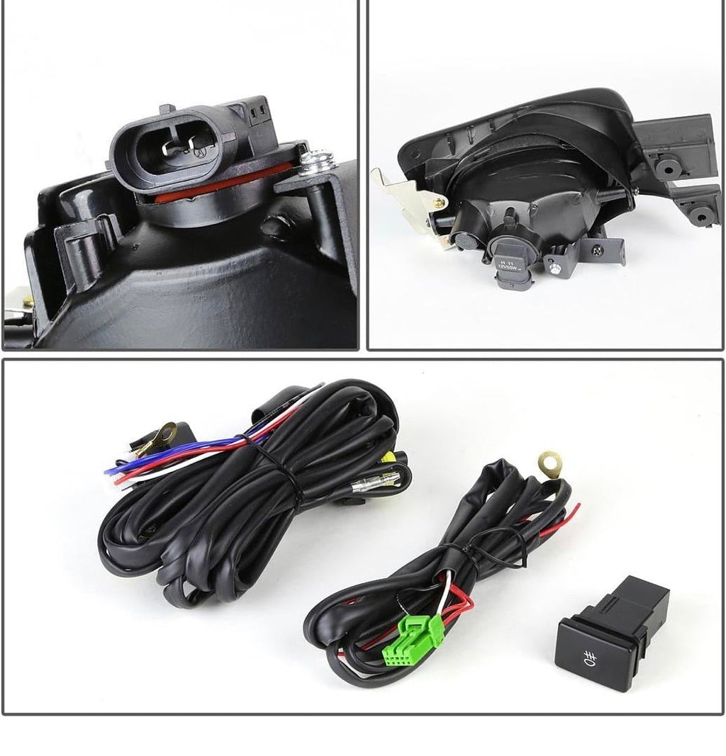 FRONT BUMPER FOG LIGHT 03-05 HONDA ACCORD 4DR SEDAN, PARACHOQUES DELANTERO LUZ ANTINIEBLA ÁMBAR