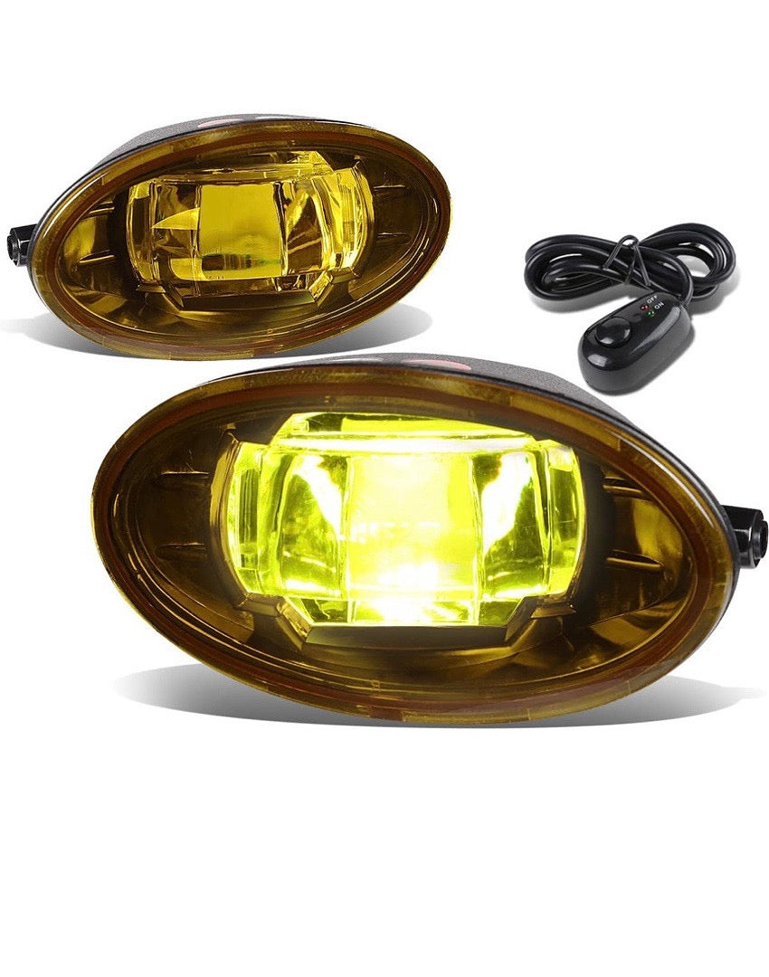 FRONT BUMPER AMBER FOG LIGHTS ENHANCE VISIBILITY FOR 09-13 CIVIC / 08-11 ACCORD / 14-17 ODYSSEY PARACHOQUE DELANTERO LUZ ANTINIEBLA ÁMBAR