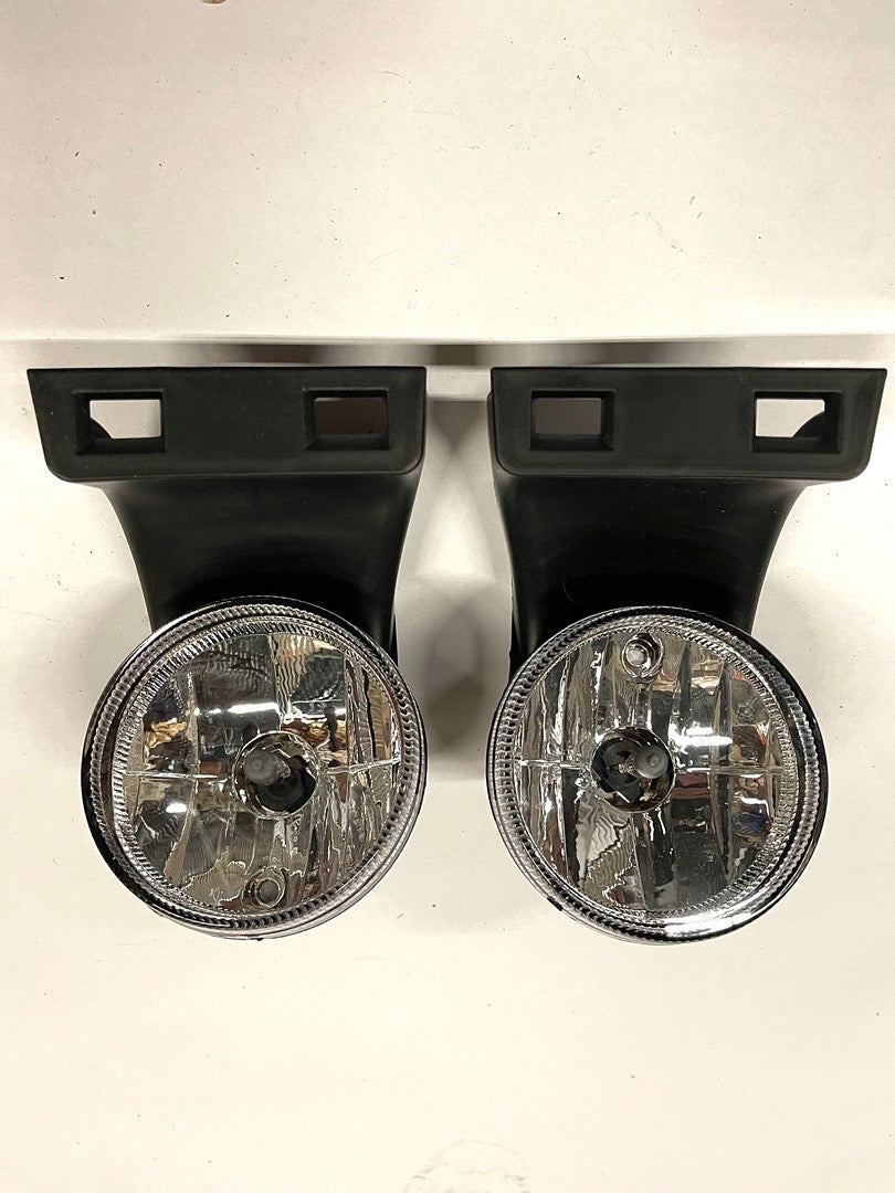 FRONT BUMPER CHROME FOG LIGHTS ENHANCE VISIBILITY FOR 94-98 DODGE RAM 1500 2500 3500 PARACHOQUE DELANTERO LUZ ANTINIEBLA CROMADO