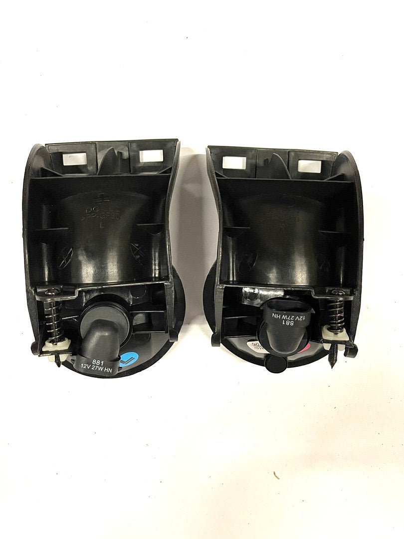 FRONT BUMPER CHROME FOG LIGHTS ENHANCE VISIBILITY FOR 94-98 DODGE RAM 1500 2500 3500 PARACHOQUE DELANTERO LUZ ANTINIEBLA CROMADO