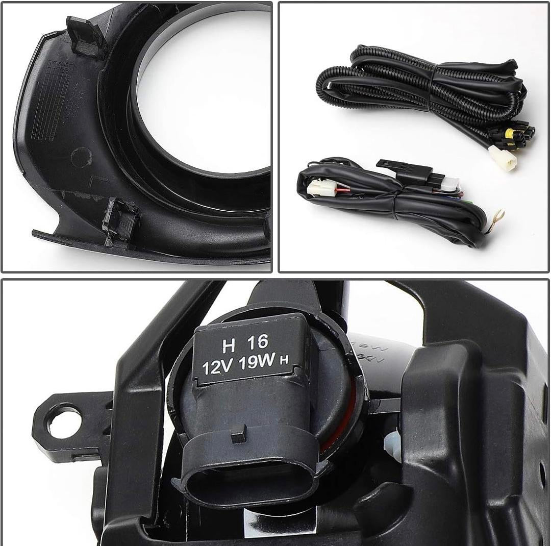 Amber Fog Lights With Bezel & Switch Enhance visibility  luz antiniebla con interruptor ámbar 15-18 Prius C FL-ZTL-284-AM