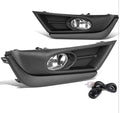 OPEN BOX CHROME FOG LIGHTS WITH BEZEL & SWITCH FOR 17-18 HONDA CR-V CAJA ABIERTA LUZ ANTINIEBLA CROMADO CON INTERRUPTOR