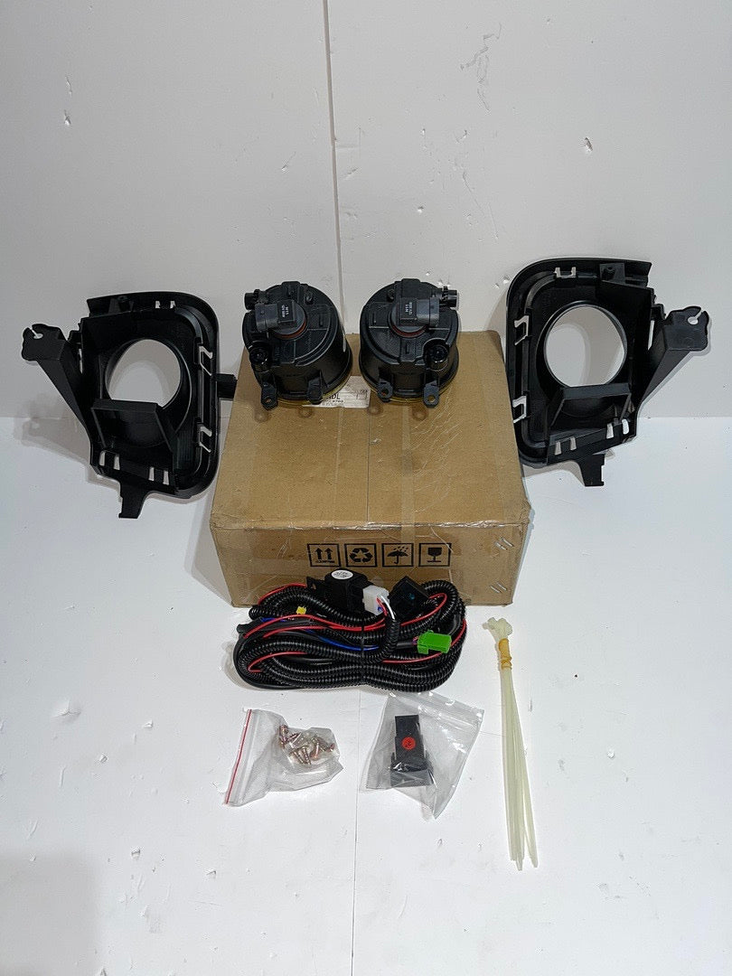 SMOKED FOG LIGHTS WITH BEZEL & SWITCH ENHANCE VISIBILITY FOR 12-14 PRIUS C