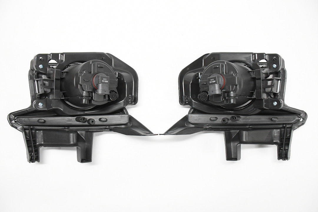 Front Bumper Chrome Fog Lights With Switch Enhance visibility for 14-16 Toyota Highlander FL-ZTL-245-CH