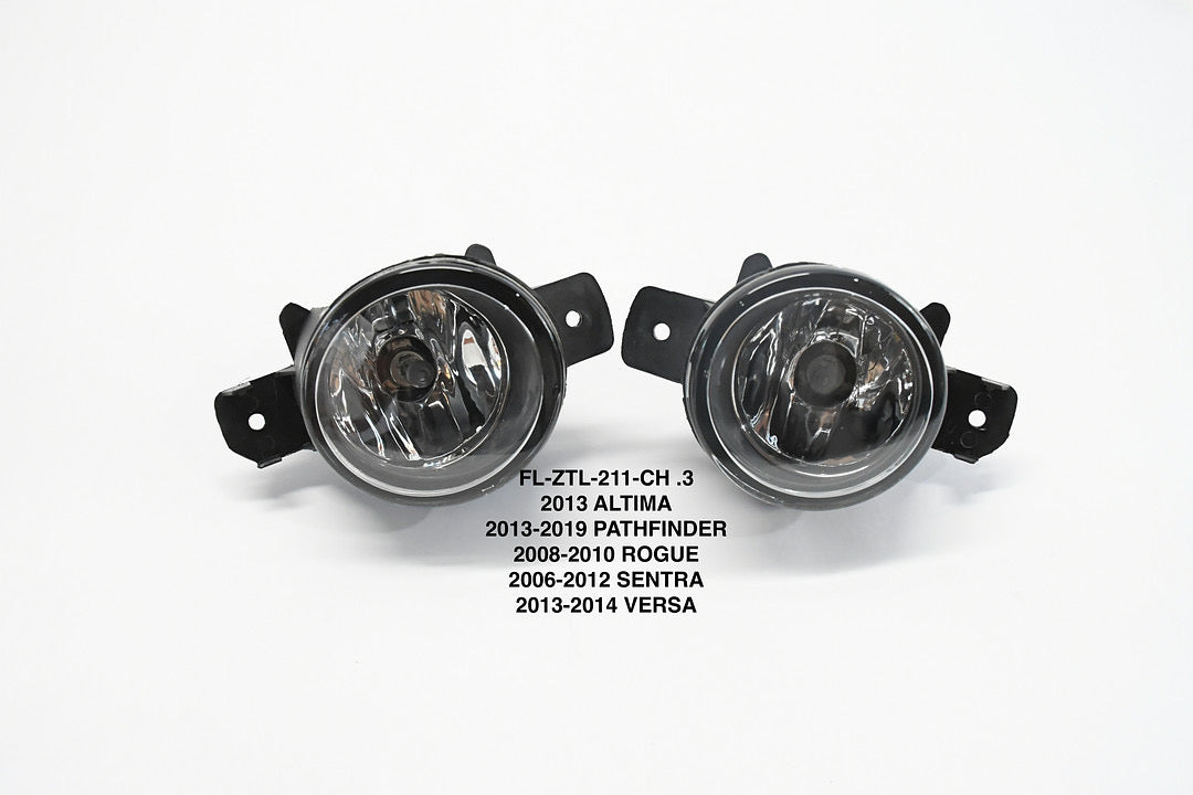 FOG M LIGHT FOR 11-13 G37 / 13 JX35 / 08-10 M35 / 08-10 M45 LUZ ANTINIEBLA CROMADO