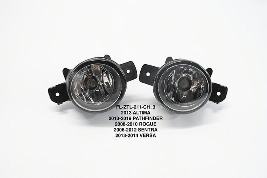 FOG M LIGHT FOR 11-13 G37 / 13 JX35 / 08-10 M35 / 08-10 M45 LUZ ANTINIEBLA CROMADO