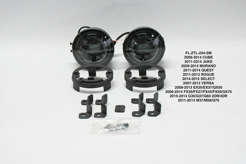 06-14 NISSAN MURANO/INFINITI QX50 FX35 SMOKED FOG LIGHTS