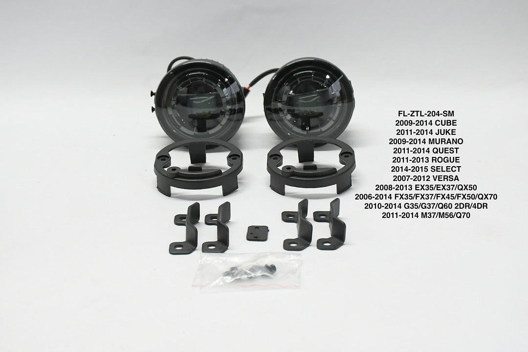06-14 NISSAN MURANO/INFINITI QX50 FX35 SMOKED FOG LIGHTS