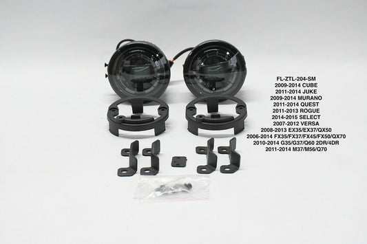 06-14 NISSAN MURANO/INFINITI QX50 FX35 SMOKED FOG LIGHTS