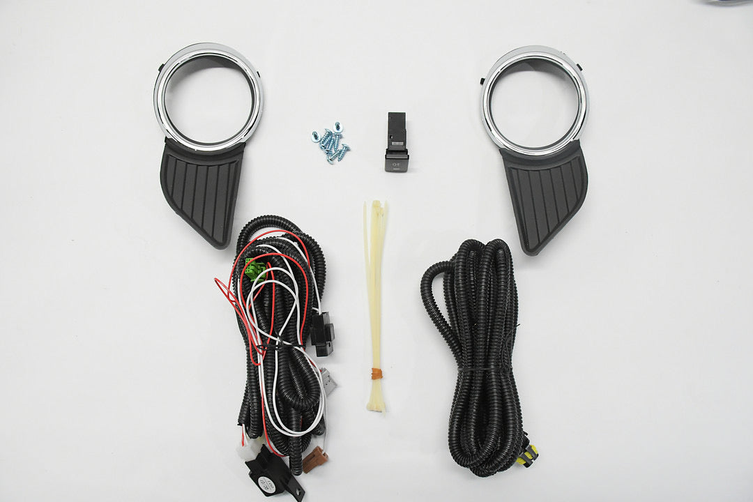 Front Bumper Smoked Fog Lights With Switch Enhance visibility 11-17 Toyota Sienna FL-ZTL-221-SM