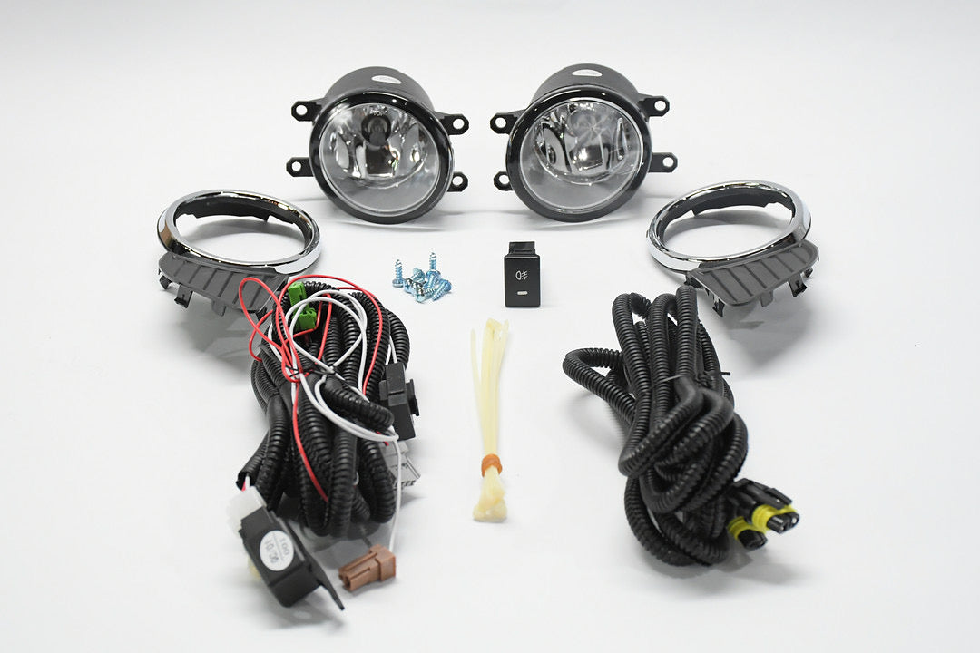 Front Bumper Smoked Fog Lights With Switch Enhance visibility 11-17 Toyota Sienna FL-ZTL-221-SM