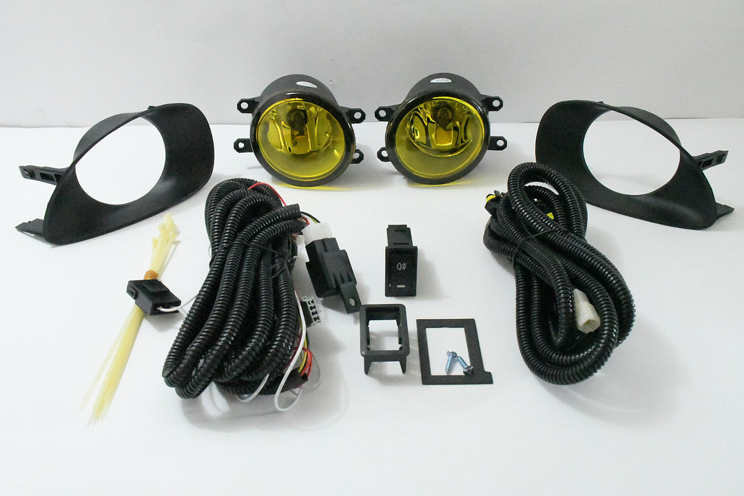 Amber Fog Lights With Switch Enhance visibility for 06-08 Yaris Hatchback FL-ZTL-201-AM