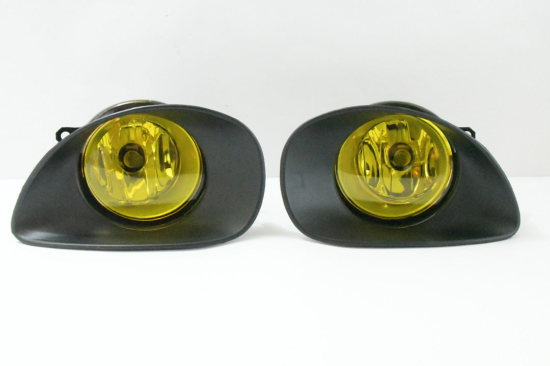 Amber Fog Lights With Switch Enhance visibility for 06-08 Yaris Hatchback FL-ZTL-201-AM