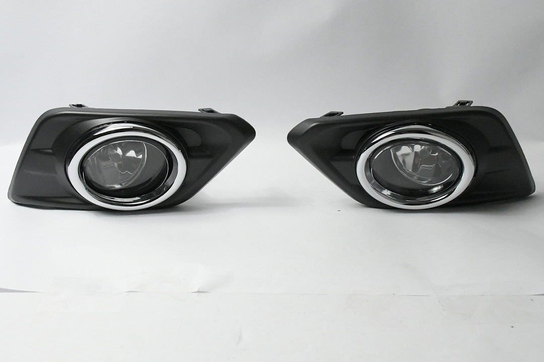 Assembly Chrome Fog Lights With Switch Enhance visibility for 14-16 Nissan Rogue FL-ZTL-217-CH